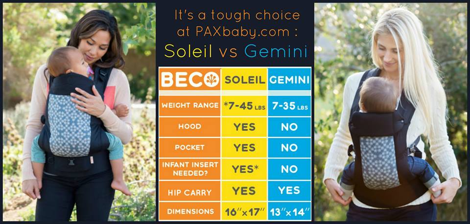 beco soleil baby carrier