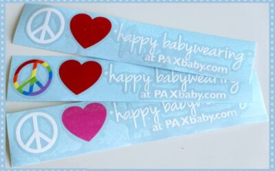 Do you have your babywearing sticker yet??