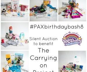 PAXbaby’s Silent Auction for The Carrying On Project