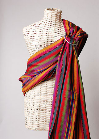 PAXbaby Maya Ring Sling Bright Stripe