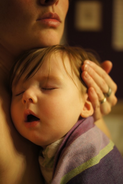 PAXbaby babywearing sick child baby sling carrier