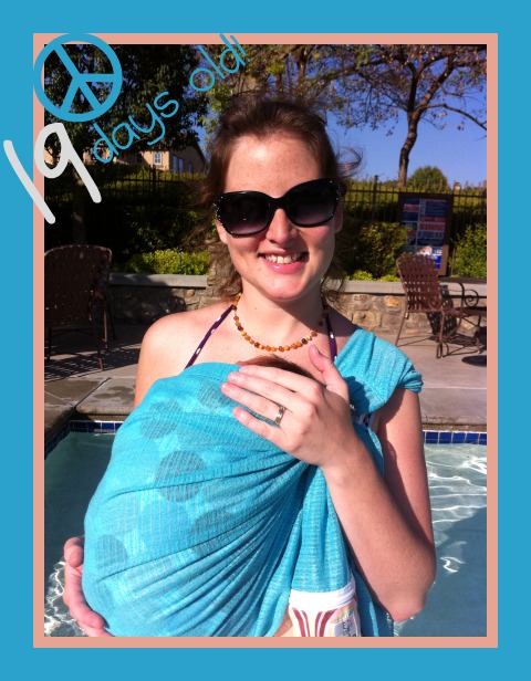 Newborn Babywearing ring sling PAXbaby
